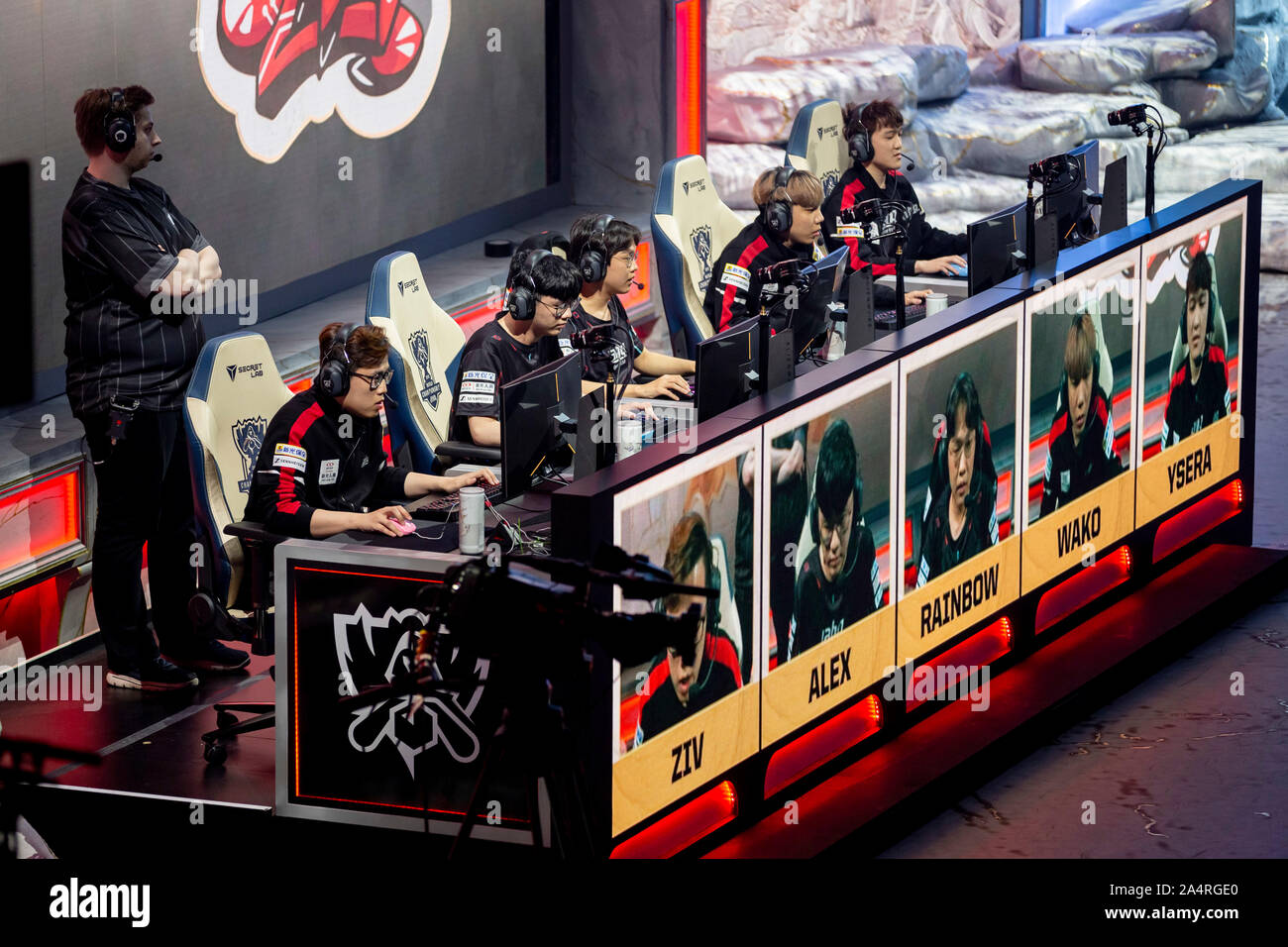 Berlin Germany 13th Oct 19 The E Sports Team Ahq E Sports Club Will Compete In
