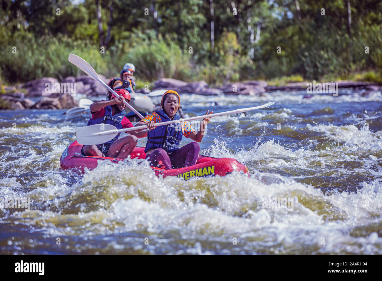 Riverman cabins hi-res stock photography and images - Alamy
