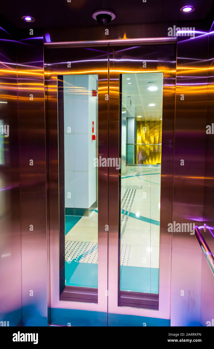 High tech elevator hires stock photography and images Alamy