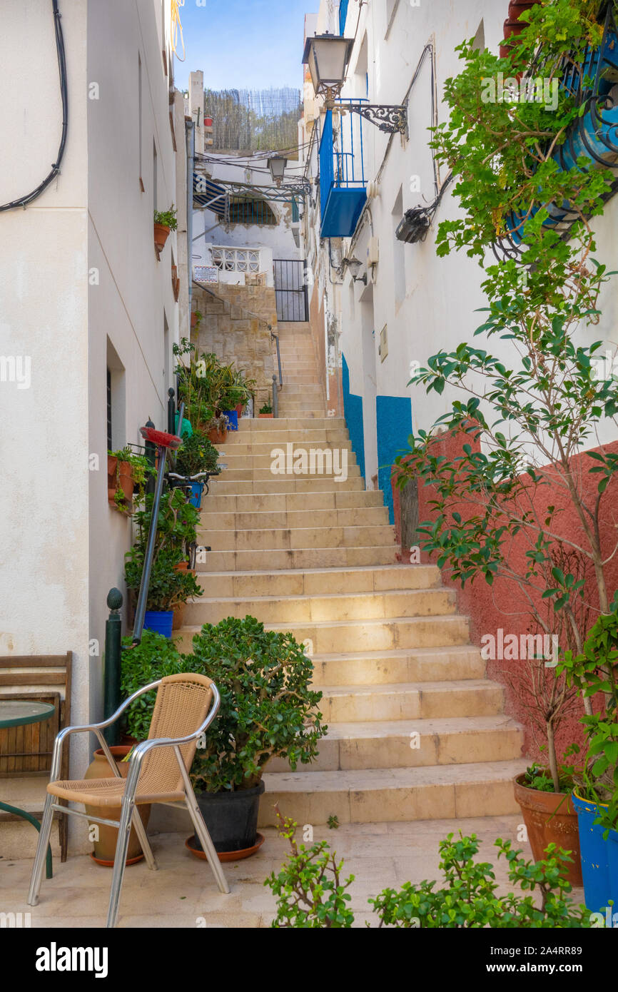 Old town of Alicante Spain Stock Photo - Alamy