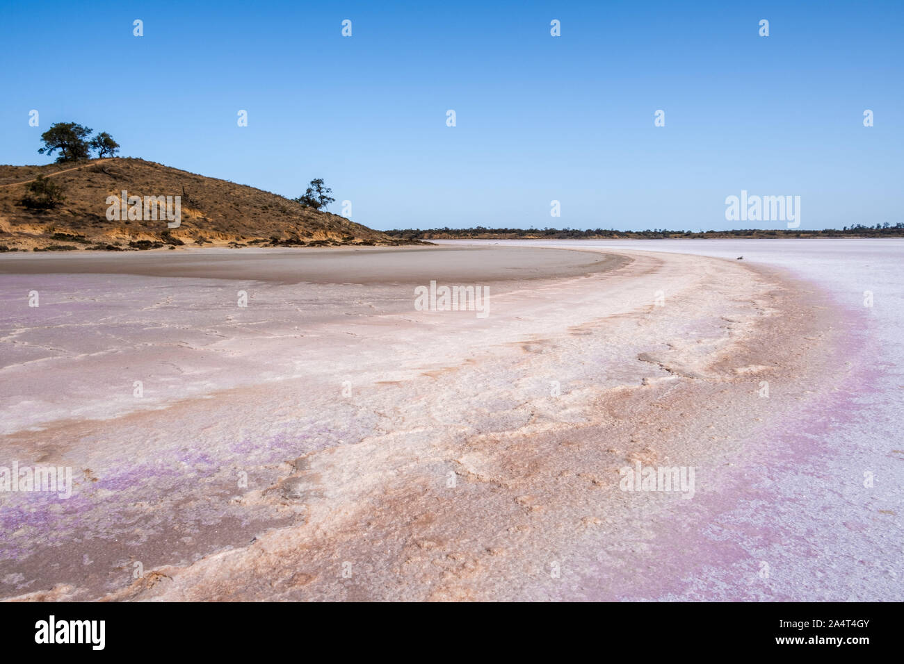 Lake Crossbie in Murray-Sunset National Park, Victoria, Australia Stock Photo