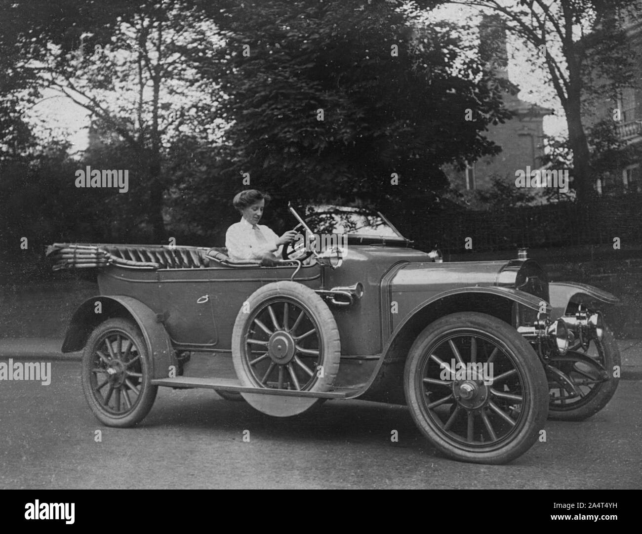 First Rover Car Rover vintage car Black and White Stock Photos & Images - Alamy