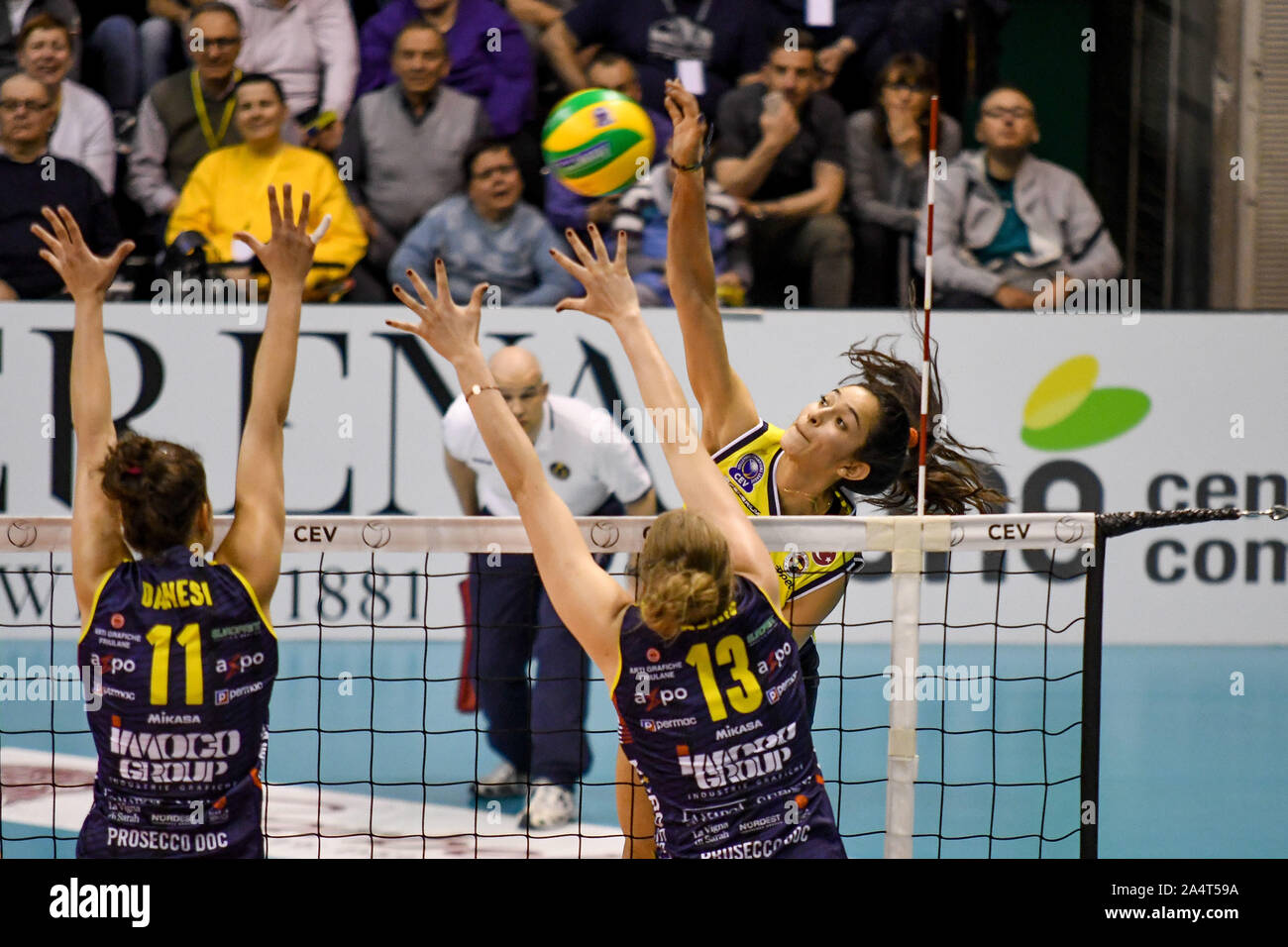 Samantha Bricio during CEV Semifinals 2019 - Imoco Conegliano vs  Fenerbahçe, Treviso, Italy, 02 Apr 2019, Volleyball Volleyball Champions  League Wome Stock Photo - Alamy