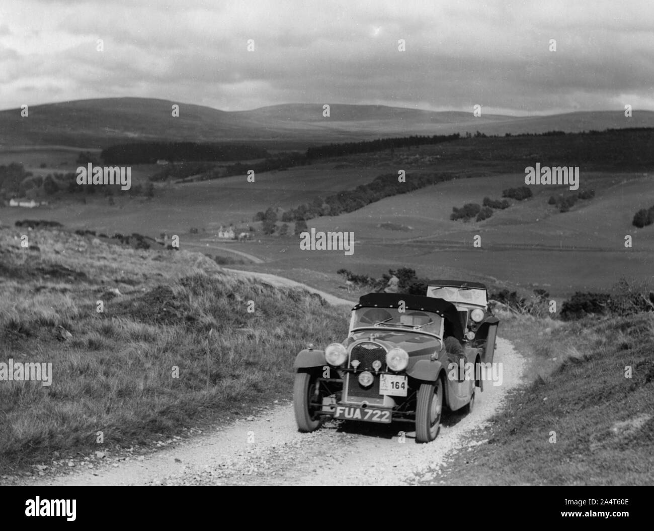 Morgan 4/4, John Frankland Heaton, 1938 Scottish Rally Stock Photo - Alamy