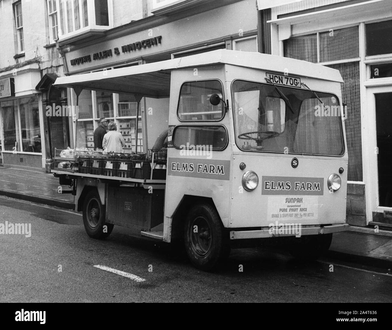 1969 Smiths electric delivery van Stock Photo Alamy