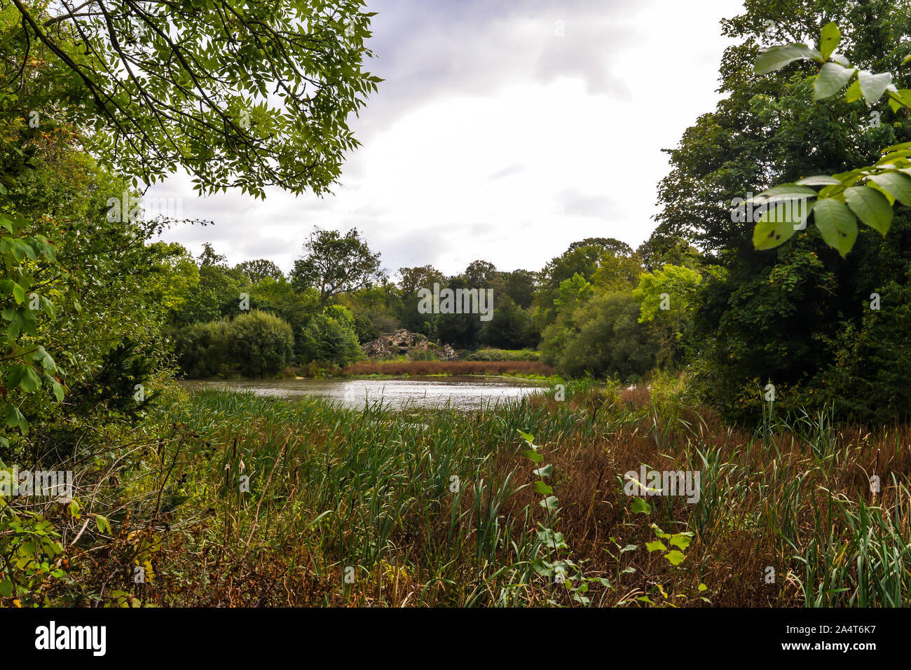 Wanstead Park in the east of London UK Stock Photo Alamy