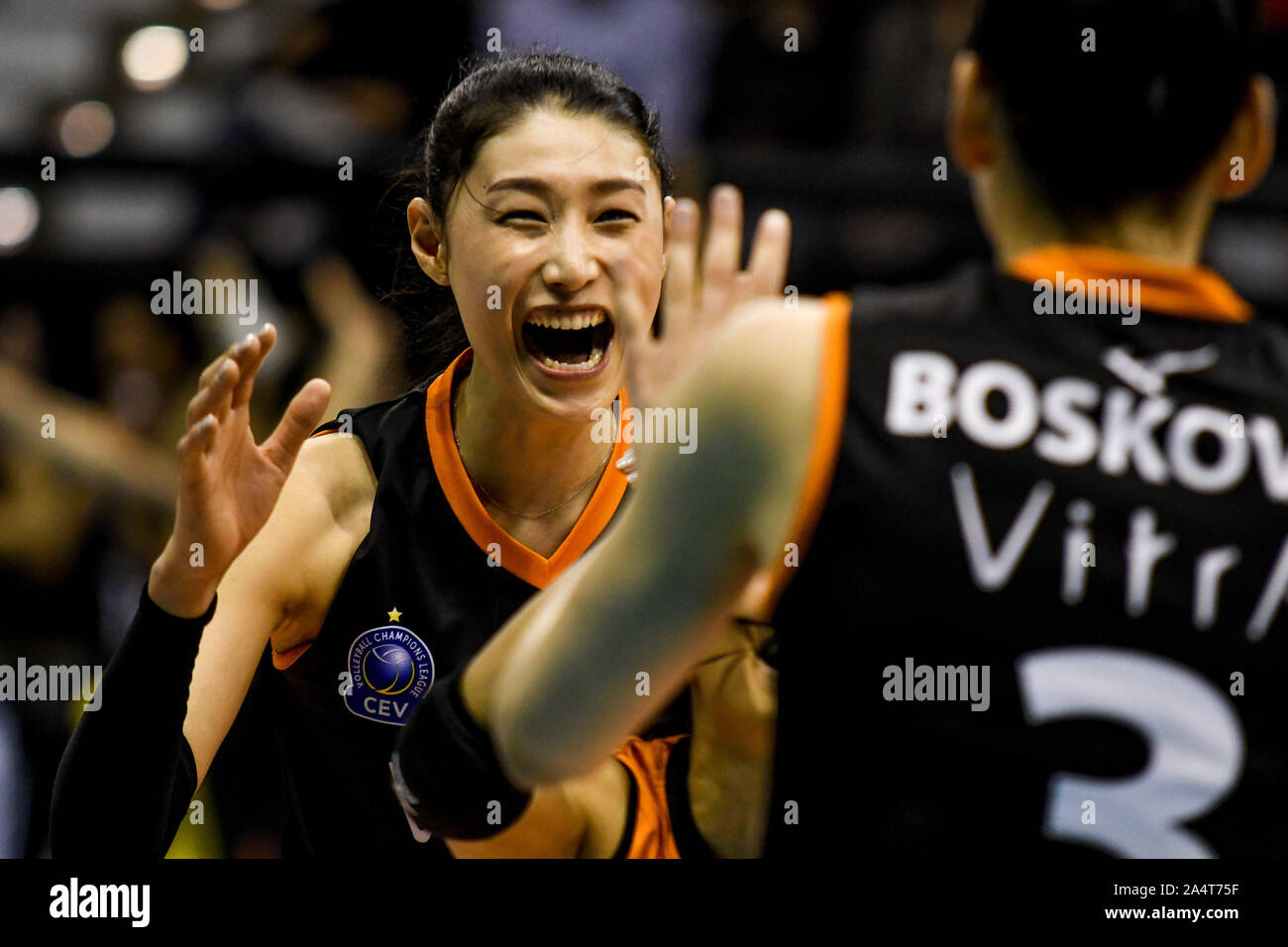 Yeon-Koung Kim  during Imoco Volley Conegliano vs Eczacibasi Istanbul - Quarter Finals, Treviso, Italy, 13 Mar 2019, Volleyball Volleyball Champions L Stock Photo