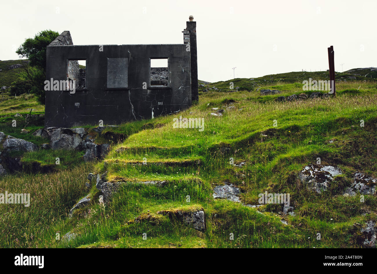 Ruins of abandoned croft house, Isle of Lewis and Harris, Outer