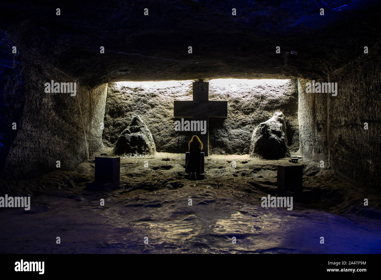 Cathedral of Salt, Zipaquira, Colombia Stock Photo