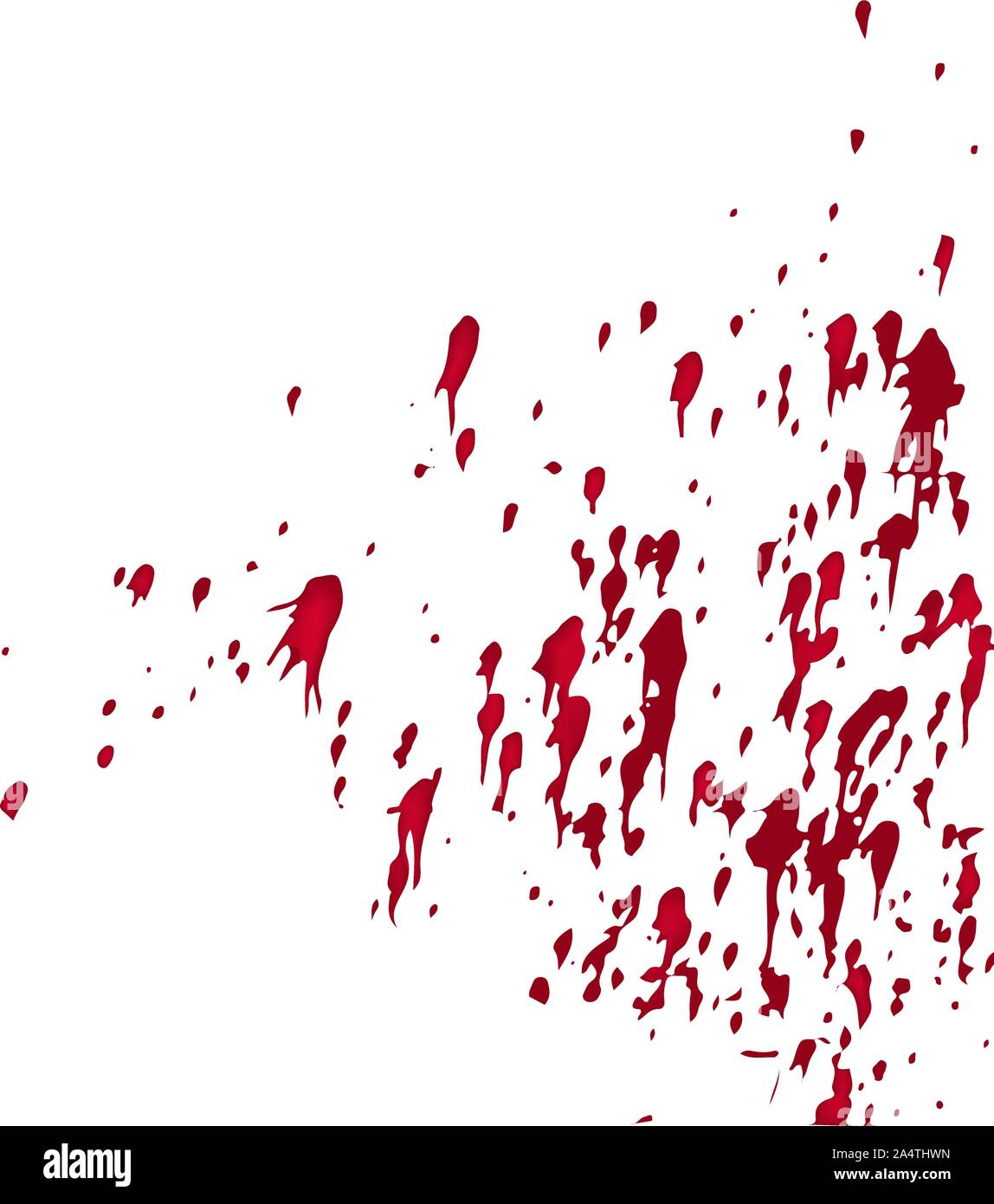 A spot of blood. Stains blood splatter. spray. Vector illustration