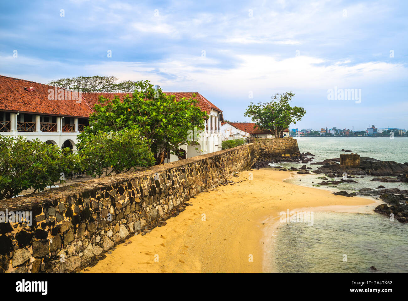 scenery of galle fort in Sri Lanka Stock Photo