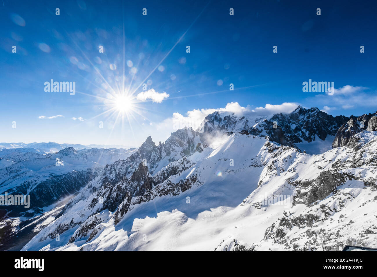 A rocky snowy mountain hi-res stock photography and images - Alamy