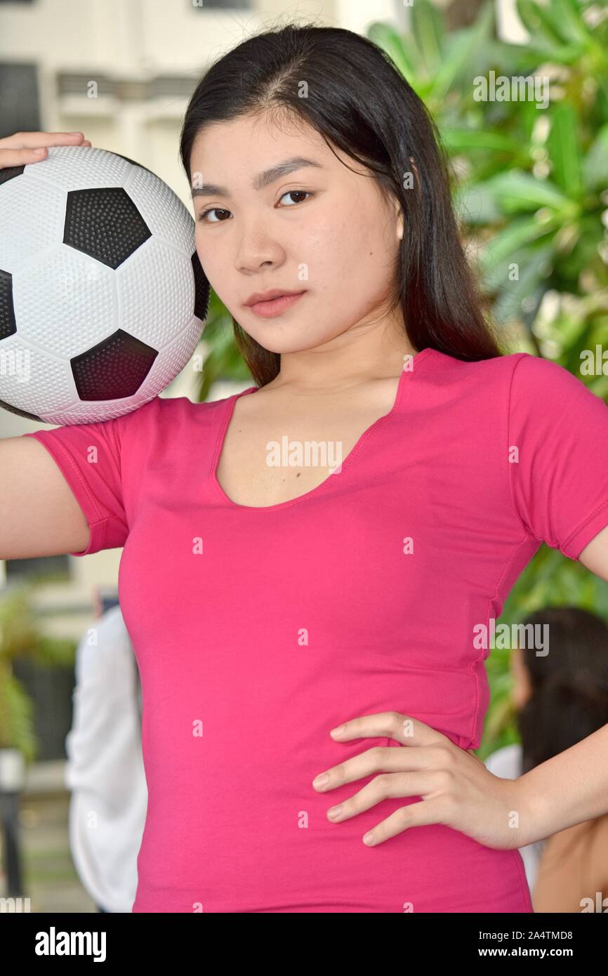 Serious Fit Chinese Person Stock Photo