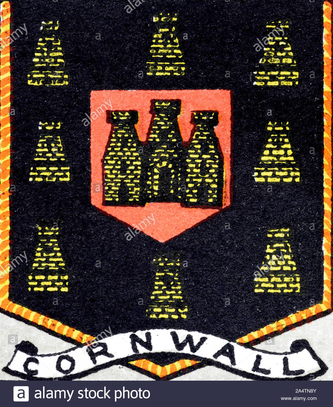 Cornish coat of arms hi-res stock photography and images - Alamy
