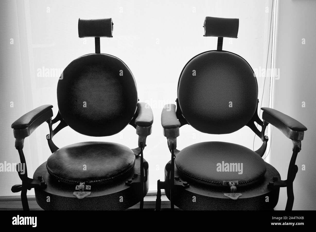 Chair armrest Black and White Stock Photos & Images Alamy