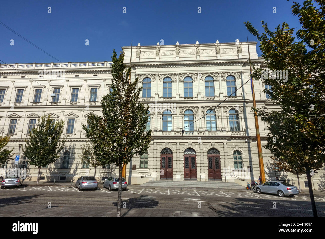 Constitutional Court, Ustavni Soud Brno Czech Republic Stock Photo