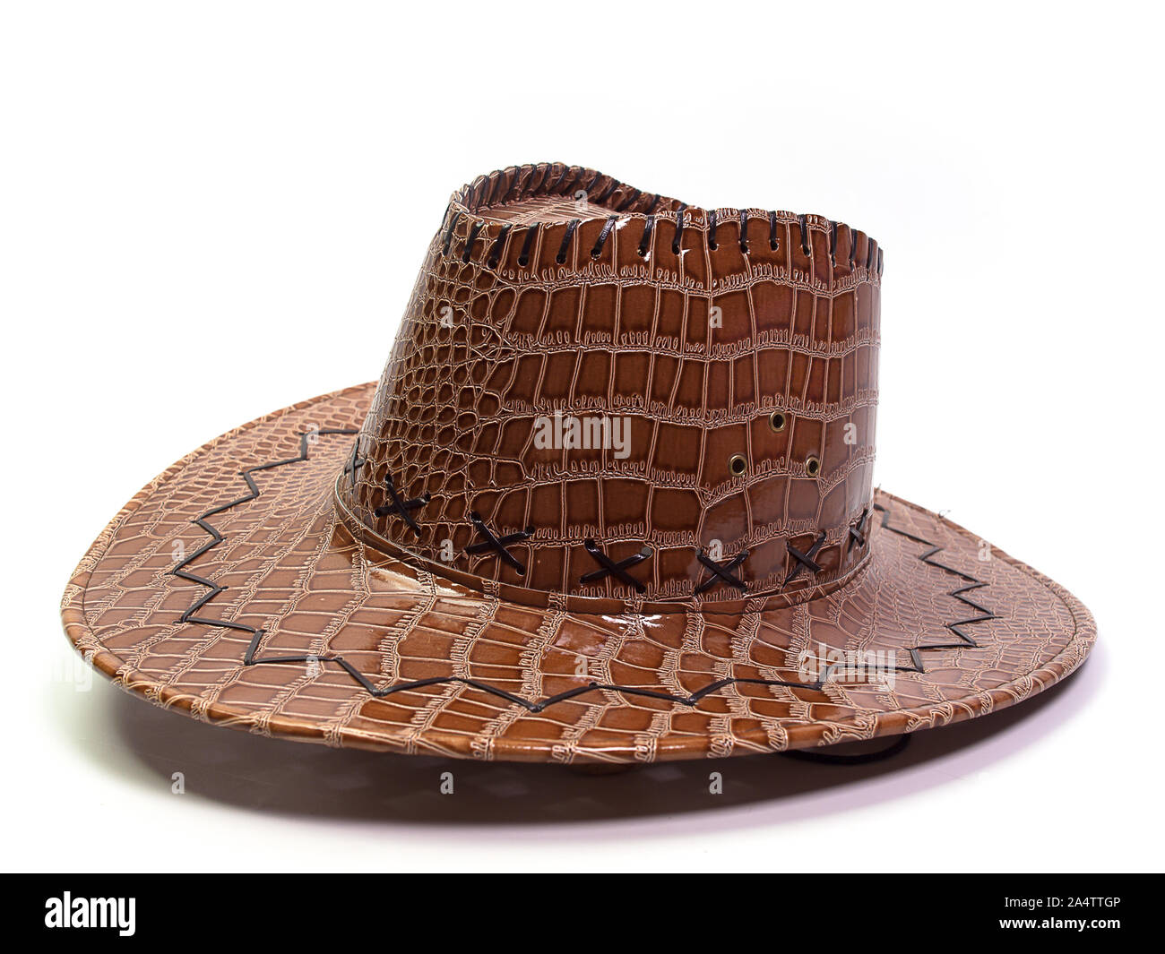 cowboy hat , Placed on a white background Stock Photo - Alamy