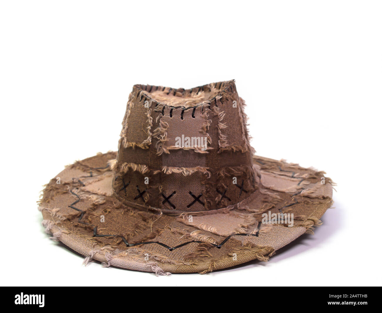 cowboy hat , Placed on a white background Stock Photo - Alamy