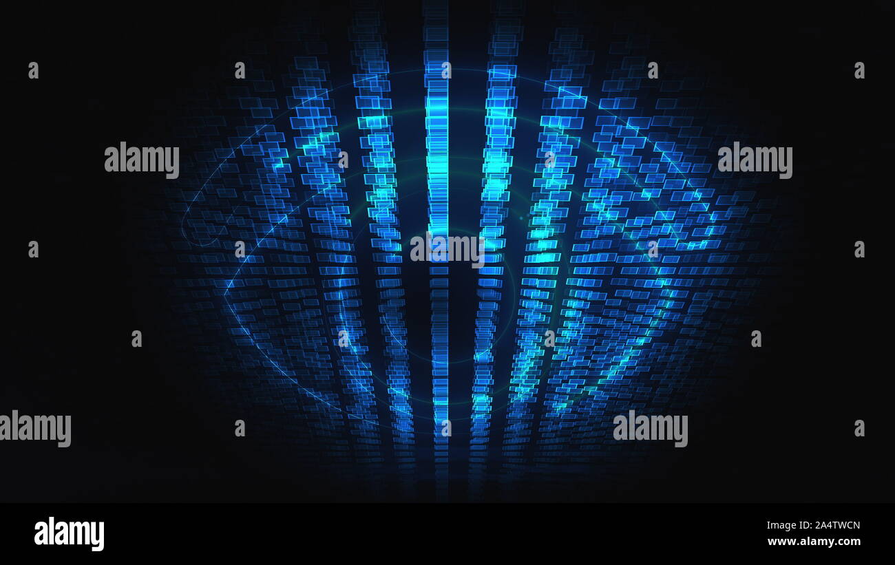 Animation network digital icons cyber hi-res stock photography and ...