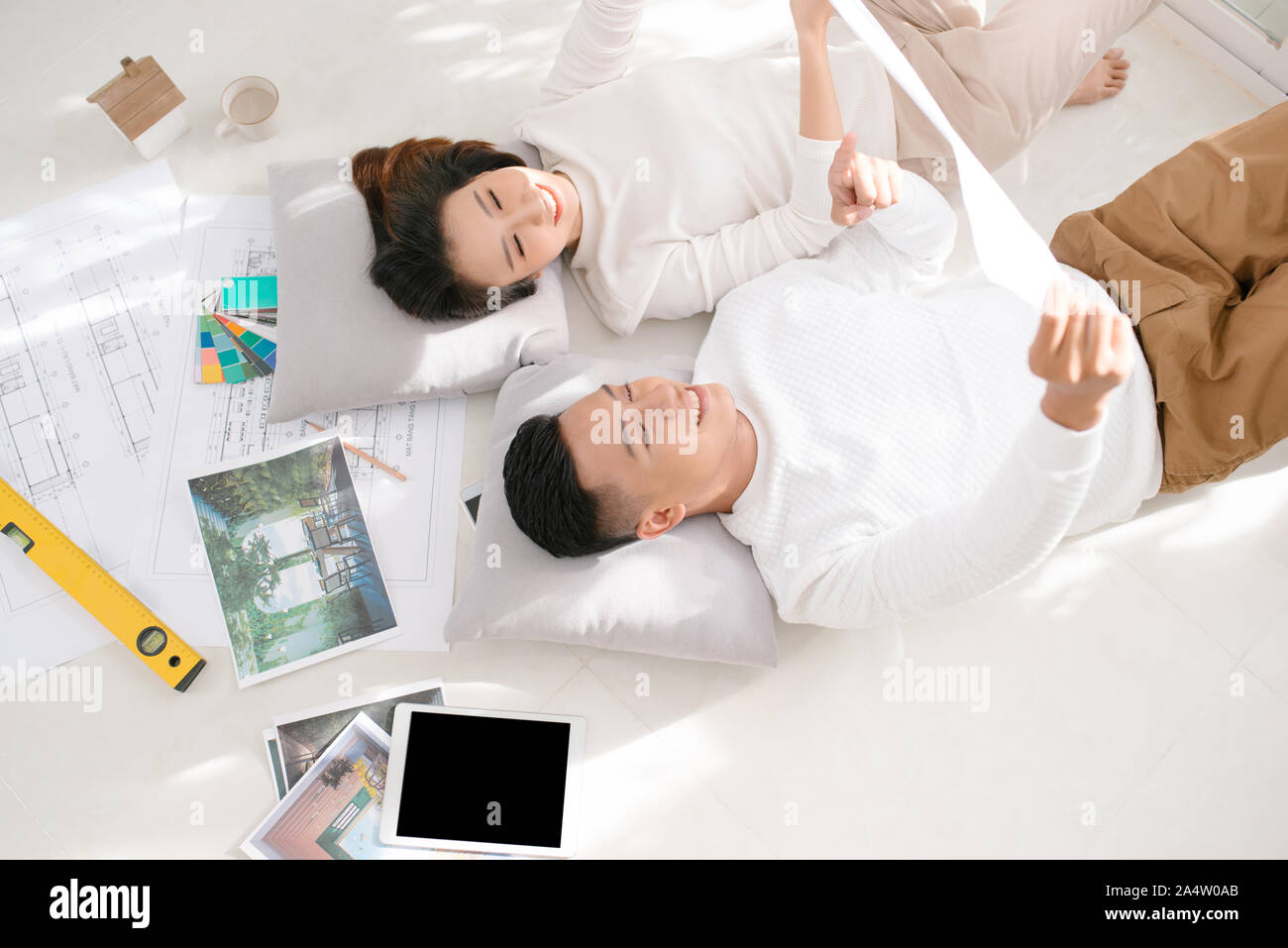Blueprints home hi-res stock photography and images - Alamy