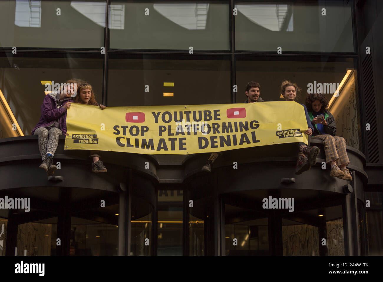 London Uk 16th Oct 2019 Extinction Rebellion Protesters