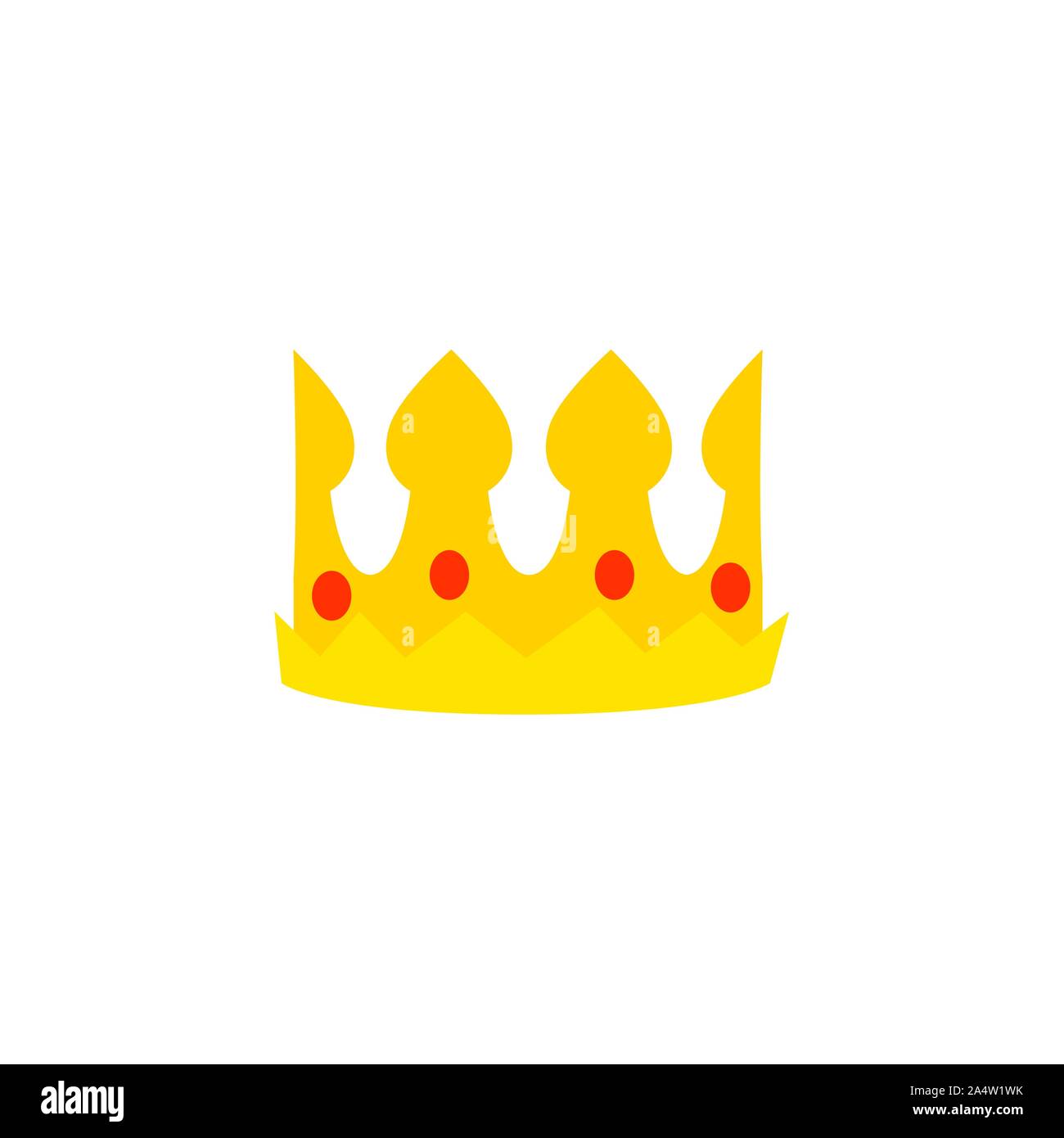 crown gold royal isolated icon Stock Vector Image & Art - Alamy