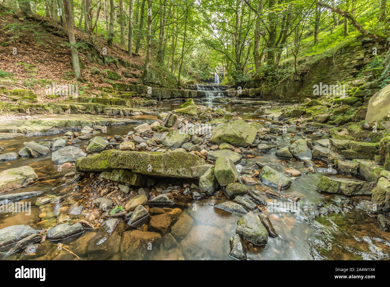 Bow Lee Beck & Summerhill Force Waterfall, Upper Teesdale, UK Stock Photo -  Alamy