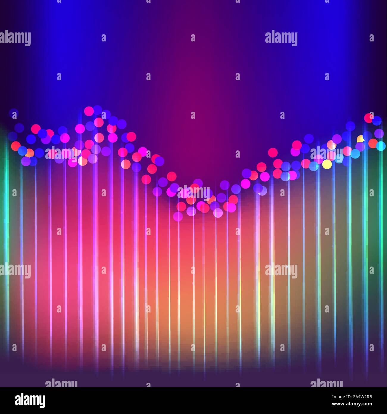 Aurora borealis shiny, abstract vector aurora australis background for ...