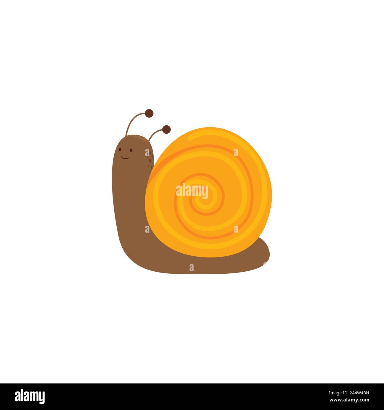 cute snail garden animal icon Stock Vector Image & Art - Alamy