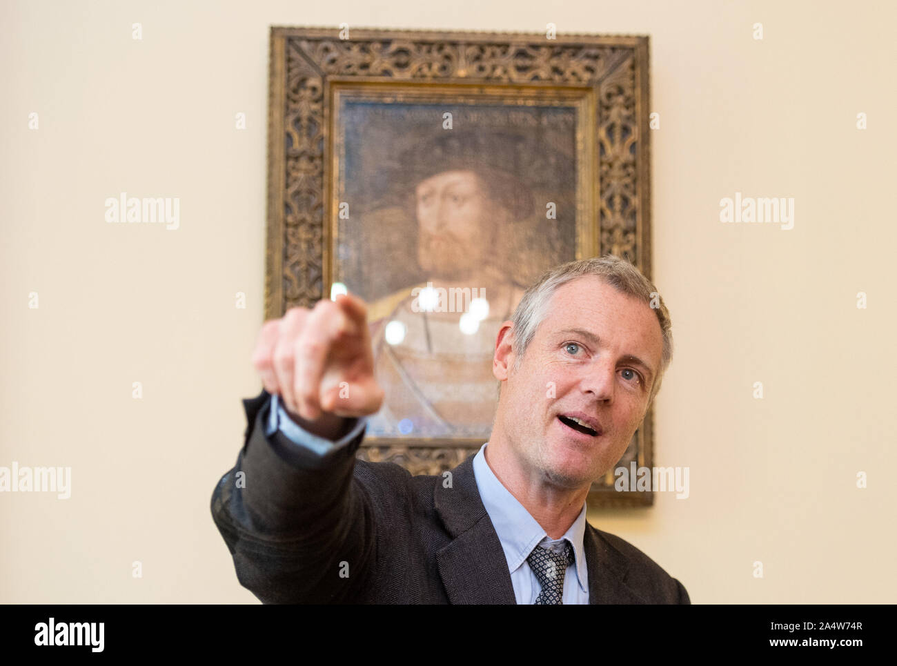 Minister at the Department for Environment, Food and Rural Affairs Zac Goldsmith speaks at a reception previewing images from the Natural History Museum's 55th Wildlife Photographer of the Year competition at Downing Street, London. PA Photo. Picture date: Wednesday October 16, 2019. See PA story ENVIRONMENT Photography. Photo credit should read: Dominic Lipinski/PA Wire Stock Photo