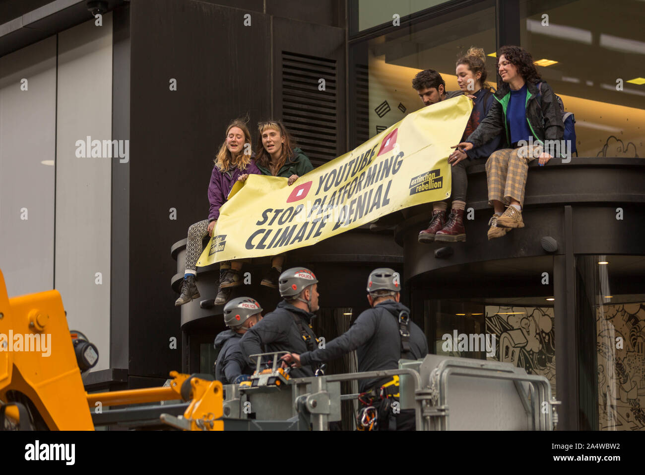 London Uk 16th Oct 2019 Extinction Rebellion Protesters