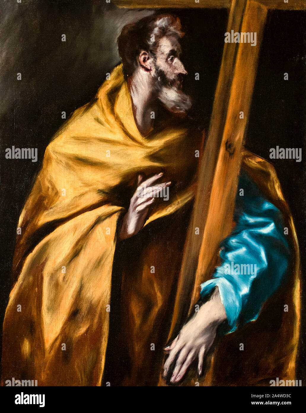 El Greco, Apostle Saint Philip, painting, 1610-1614 Stock Photo