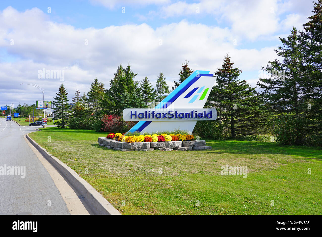 HALIFAX, NOVA SCOTIA 5 OCT 2019 View of the Halifax Stanfield