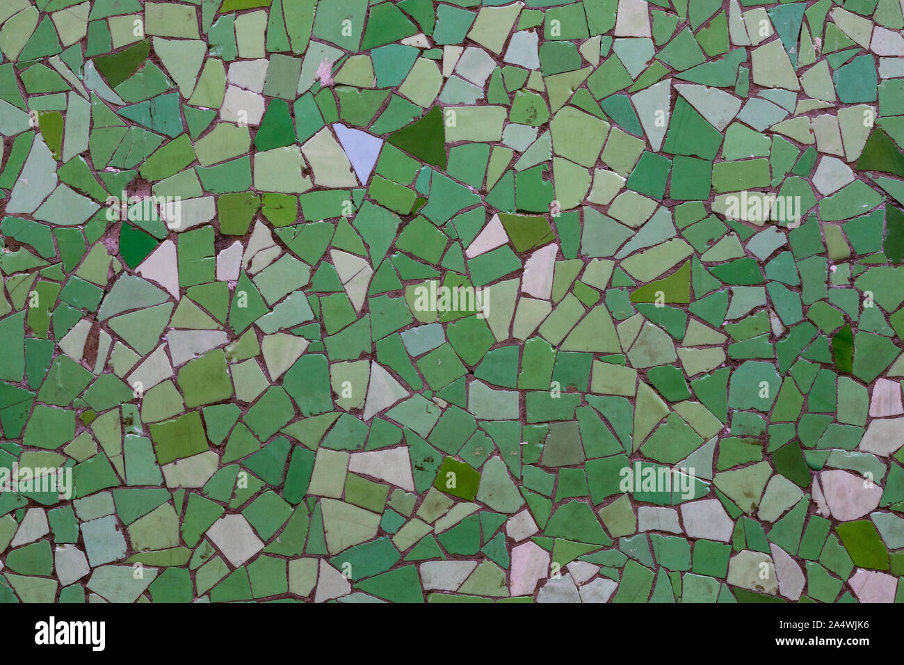 Vintage green mosaic wall tiles abstract background Stock Photo - Alamy