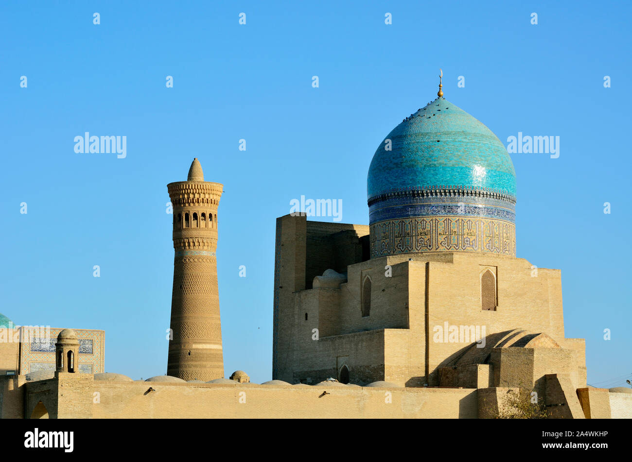 Kalon mosque. Bukhara, a UNESCO World Heritage Site. Uzbekistan Stock Photo