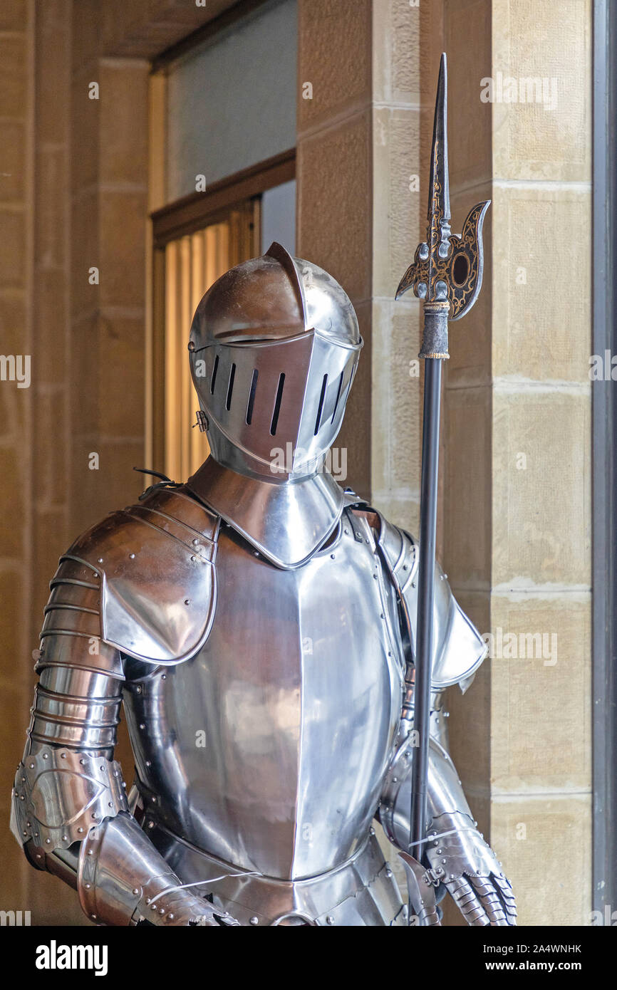 Steel Plates Full Body Suit of Armour Stock Photo Alamy