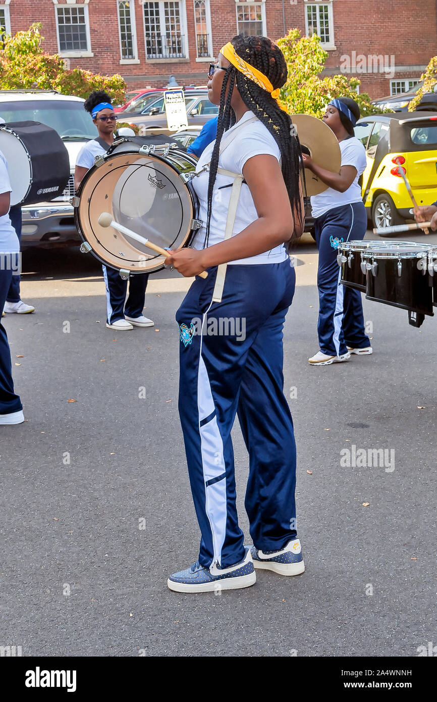The Yale Precision Marching Band, New Haven, Connecticut, USA Stock