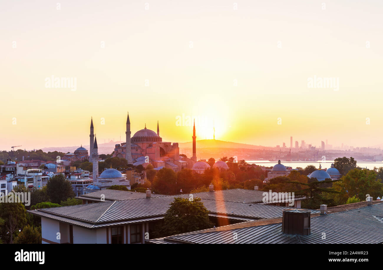 Hagia sophia aerial hi-res stock photography and images - Alamy