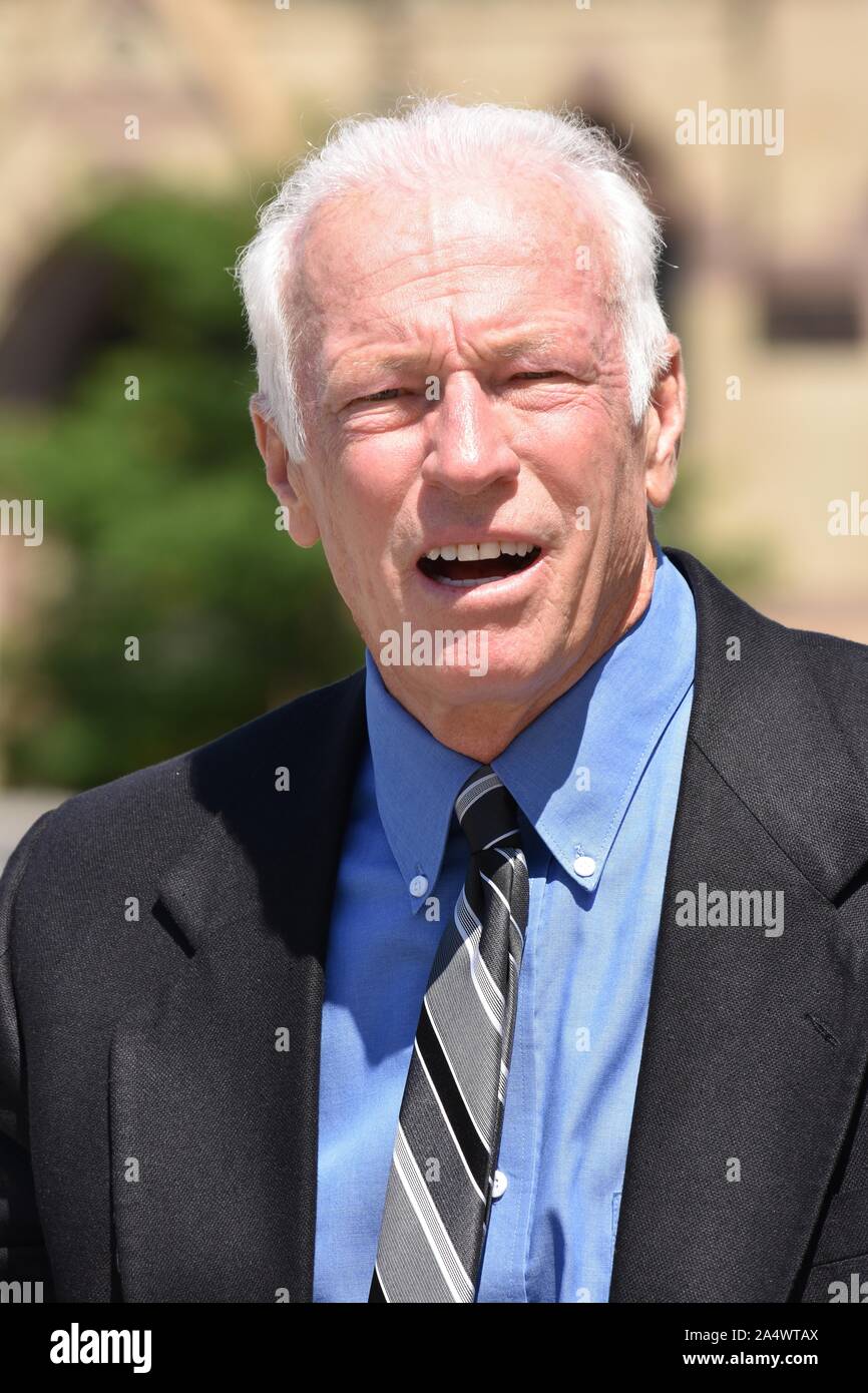 Business Man Portrait Wearing Suit And Tie Stock Photo - Alamy