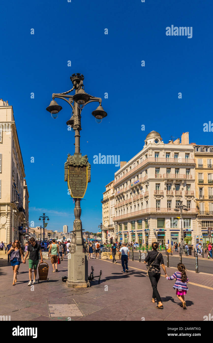 A View in Marseille in France Stock Photo
