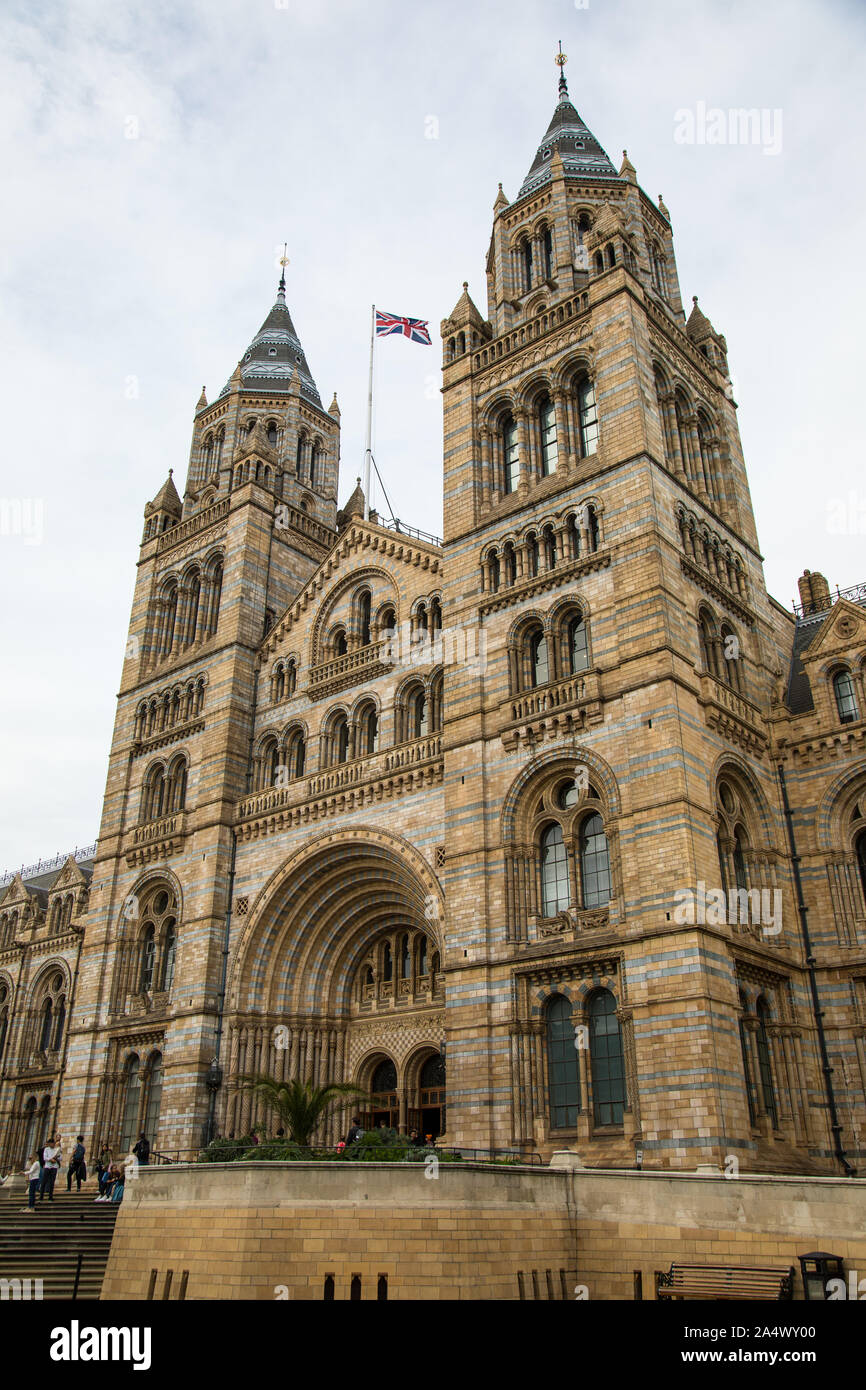 Natural History Museum: entrance view Stock Photo