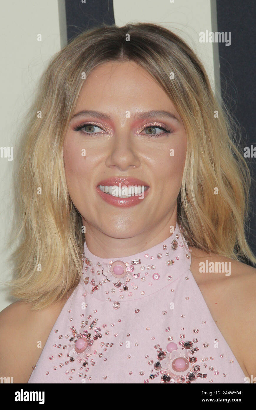 Scarlett Johansson  10/15/2019 The Los Angeles Premiere of 'Jojo Rabbit' held at the Hollywood American Legion Post 43 in Los Angeles, CA. Photo by I. Hasegawa / HNW/ PictureLux Stock Photo