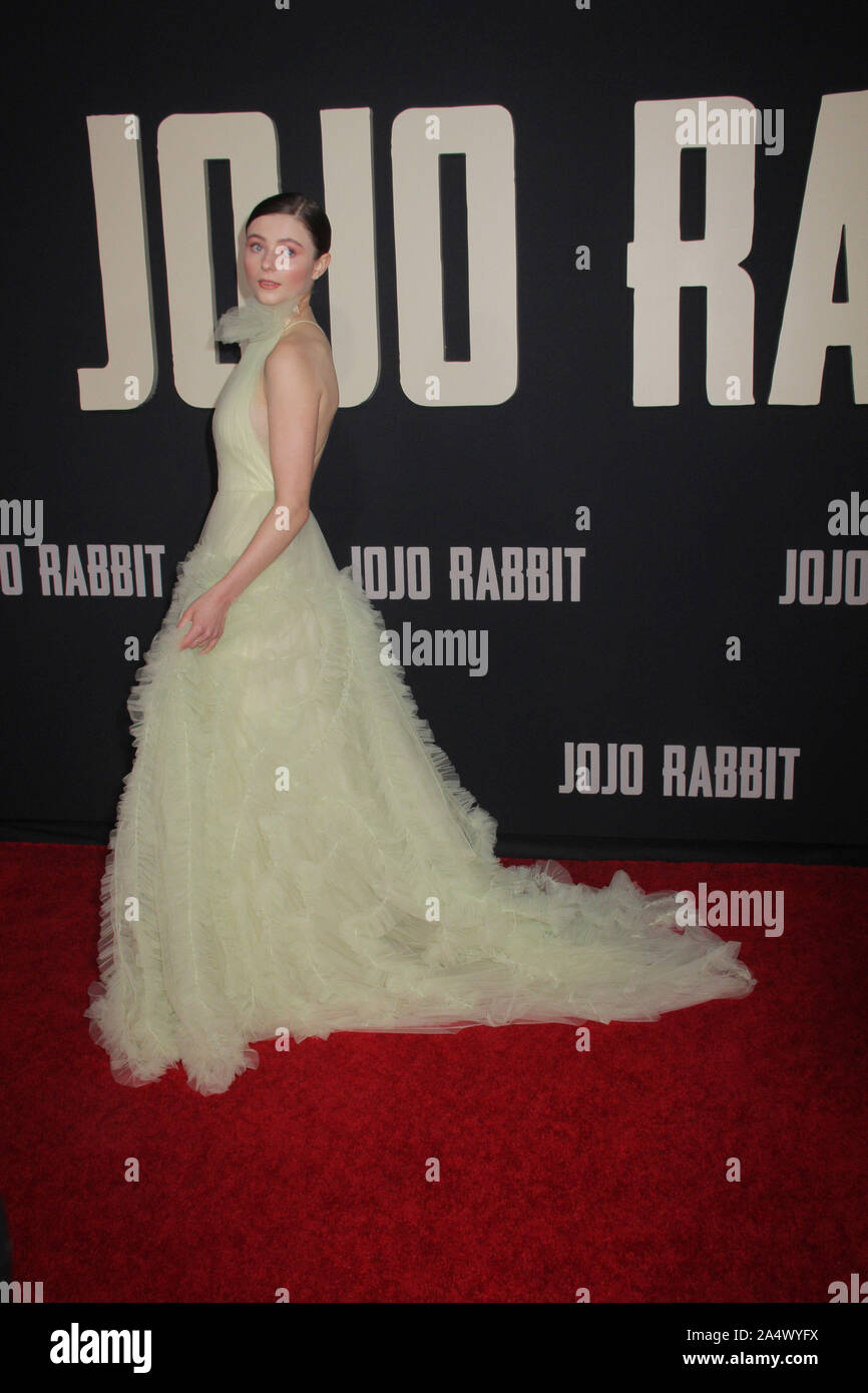 Thomasin McKenzie 10 15 2019 The Los Angeles Premiere Of Jojo Rabbit Thomasin McKenzie 10 15 2019 The Los Angeles Premiere Of Jojo Rabbit
