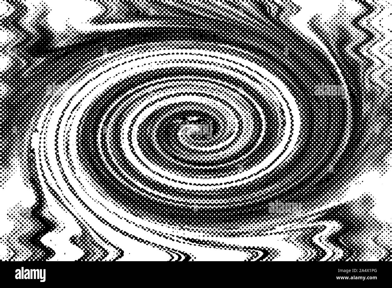Wavy spiral abstract background Black and White Stock Photos & Images ...