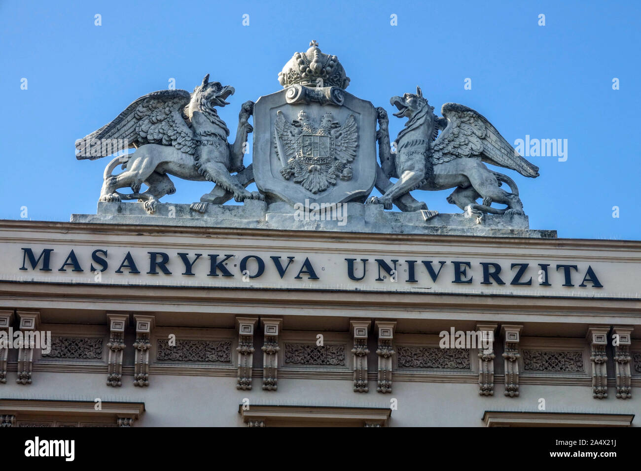 Masaryk University Brno Czech Republic Stock Photo