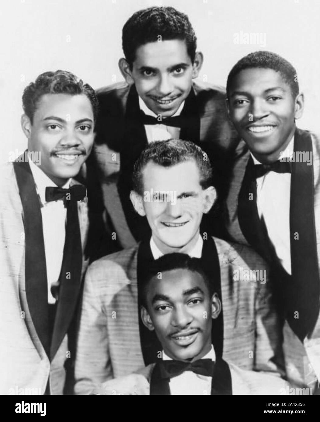 DEL VIKINGS Promotional photo of American doo-wop musical group about 1957 Stock Photo