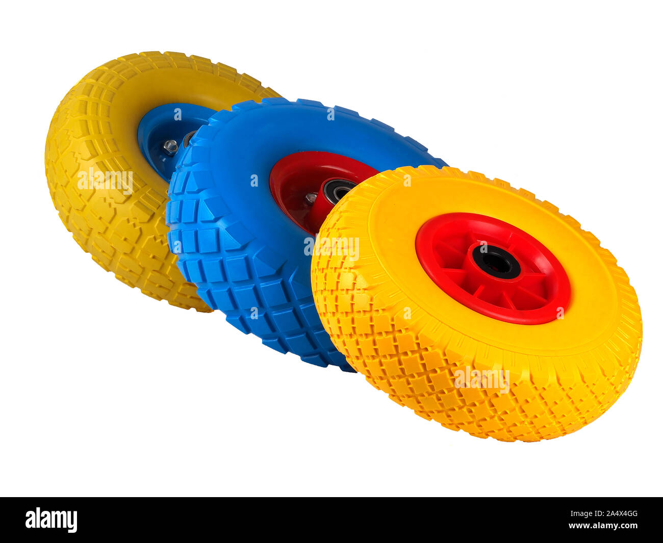 polyurethane foam wheels for trolleys Stock Photo Alamy