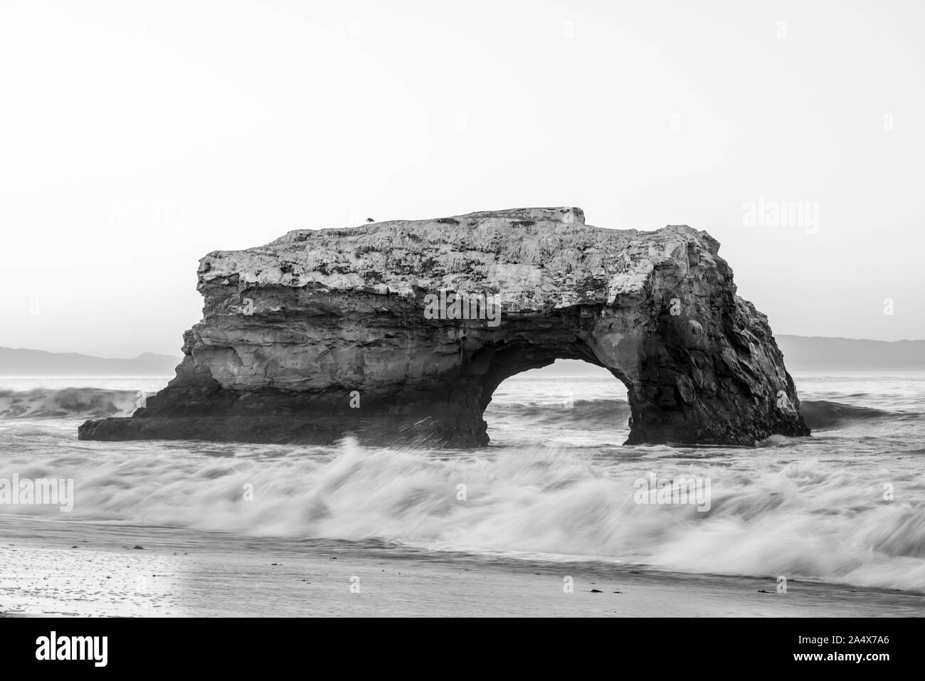 Natural Bridges State Beach. Santa Cruz, California, USA. Stock Photo