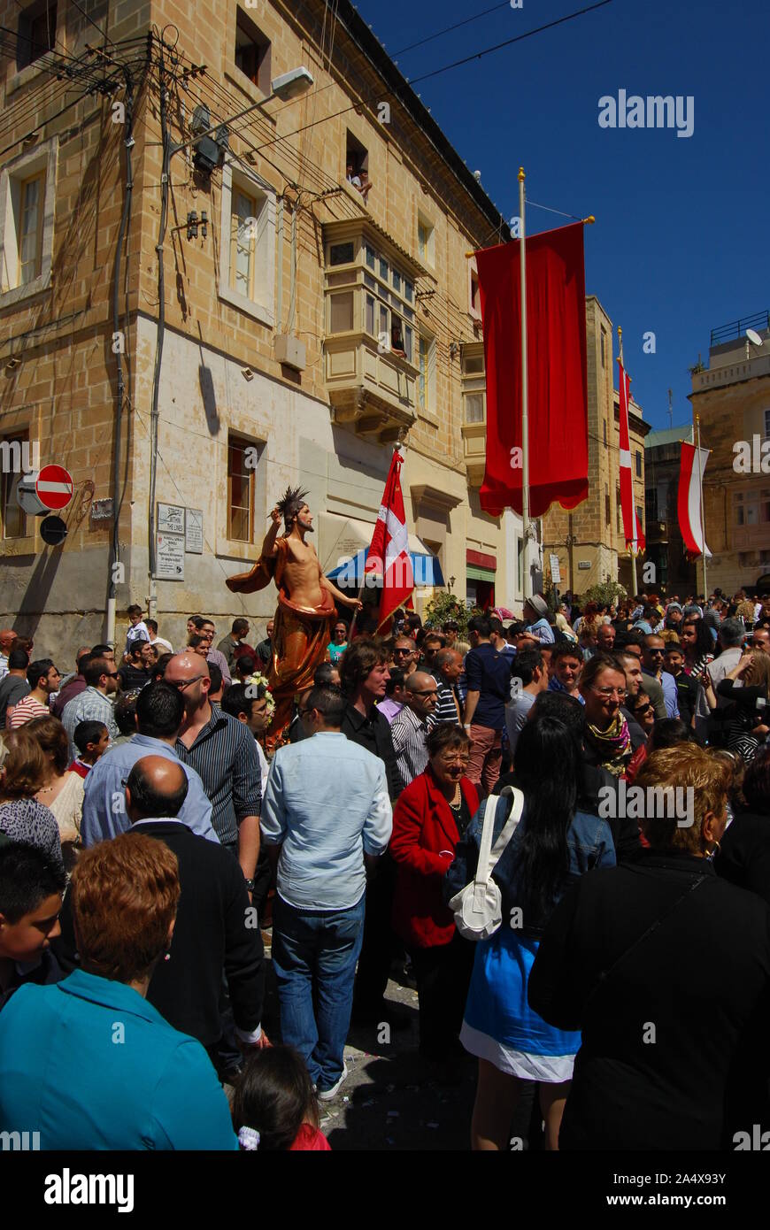 Easter ceremonies in Malta Stock Photo - Alamy