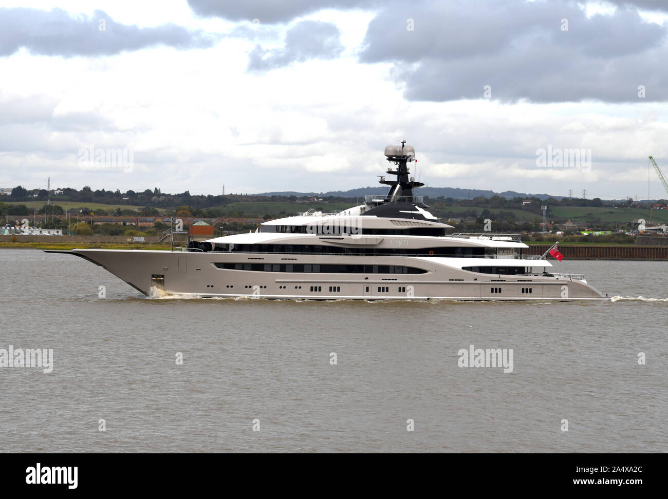 Kismet Is An Incredible Superyacht Owned By Mr Shahid Khan Owner Of Fulham Fc And The Jacksonville Jaguars The Yacht Was Designed By Espen Oeino Stock Photo Alamy
